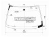 XYG A33LFW/X Стекло лобовое в клей NISSAN CEFIRO/MAXIMA/INFINITI I30/35 98-03