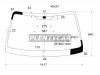 XYG ACCENT-2000-CL LFW/X Стекло лобовое в клей(без полосы) HYUNDAI ACCENT/VERNA (TAG*Z) 00-06 3/4/5D