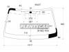 XYG ACCENT-2000LFW/X Стекло лобовое в клей HYUNDAI ACCENT/VERNA сборка Россия 00-06 3/4/5D