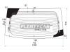 XYG ACCENT-5D-00 RW/H/X Стекло заднее (крышка багажника) с обогревом HYUNDAI ACCENT/VERNA 00-06 3/5D