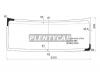XYG ACTROS- II-WC LFW/X Стекло лобовое  в клей  MERCEDES BENZ ACTROS II WIDE CAB TRUCK 12-