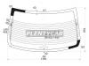 XYG ACV30RW/H/X Стекло заднее (крышка багажника) с обогревом TOYOTA CAMRY 01-06