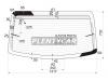 XYG ALFA166RW/H/X Стекло заднее (крышка багажника) с обогревом ALFA ROMEO 166 98-07