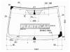 XYG AS30-L-VCPHLFW/H/X Стекло лобовое с обогревом щеток в клей Toyota RAV4  #CA3# 05- (обогрев,vin,пятак)