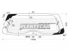 XYG ASTRA-STW-98RW/H/X Стекло заднее (крышка багажника) с обогревом OPEL ASTRA G 5D WGN 98-04