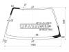 XYG AT211-CL LFW/X Стекло лобовое в клей без полосы TOYOTA CALDINA/AVENSIS 1997-2003 4/5D HBK/WGN
