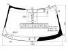 XYG AU-A1-VCSLFW/X Стекло лобовое в клей AUDI A1 2011-  HBK