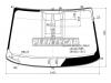 XYG AU-A4-16-VCS LFW/X Стекло лобовое в клей AUDI A4 SED/WON 16-