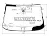 XYG AU-A8-11-VCSSLFW/X Стекло лобовое в клей AUDI A8 4D SEDAN 2011- обогрев датчиков