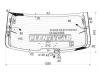 XYG AUDIA6C6STWRWHX Стекло заднее с обогревом AUDI A6/S6 5D 04-11