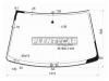 XYG B5LFW/X Стекло лобовое в клей VOLKSWAGEN PASSAT B5 4D SED/WGN 97- молдинг / SKODA SUPERB SEDAN 4D 2002-