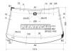 XYG B6-VCSLFW/X Стекло лобовое в клей VOLKSWAGEN PASSAT B6 4D SEDAN 2005-