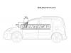 XYG BERLINGO-09 FV/LH/X Стекло форточки (уголок) переднее левое CITROEN BERLINGO/PEUGEOT PARTNER 2008-