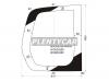 XYG BERLINGO09RWRHX Стекло заднее (Цвет зеленый) Citroen Berlingo 08-22 / Peugeot Partner 08-15 / Partner Origin 08-11 /