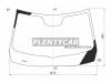 XYG BICX720VCPLFWX Стекло лобовое BAIC X7 20-