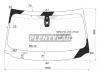 XYG BMW-F02-VCSLFW/X Стекло лобовое в клей BMW 7-SERIES F01/F02 08-