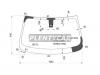 XYG BMW-X3-13-VCS LFW/X Стекло  лобовое  в  клей  BMW  X3  F25  2010-
