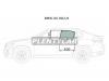 XYG BMW-X6 RD/LH Стекло заднее левое опускное BMW X6 E71 08-