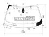 XYG BMW-X6-VSLFW/X Стекло лобовое в клей BMW X6 E71 08-