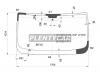 XYG BOXER-II-06-VCPLFW/X Стекло лобовое в клей PEUGEOT BOXER II/FIAT DUCATO II/CITROEN JUMPER II 2006-