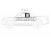 XYG BT50 SW/LH/X Стекло кузова (собачник) заднее левое MAZDA BT50 / FORD RANGER PICK UP (MADE IN THAILAND) 2007-