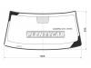 XYG CAMARO-VCYLFW/X Стекло лобовое в клей CHEVROLET CAMARO 2D COUPE 10-