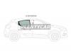 XYG CI-DS4 RD/RH/X Стекло заднее правое опускное CITROEN DS4 5D HATCHBACK 2012-