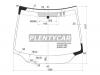 XYG CIVIC-05-VCPLFW/X Стекло лобовое в клей HONDA CIVIC 06- 3/5D HBK
