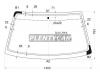 XYG CLIOLFW/X Стекло лобовое в клей RENAULT CLIO  3D/5D 90-98