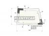 XYG CLUBMAN RW/LH/H/X Стекло заднее (распашной двери) левое MINI CLUBMAN 2007-