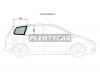XYG C-MAX SW/RH/X Стекло кузова (собачник) заднее правое FORD C-MAX MPV 2003-