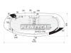 XYG COLT-H3-04-2HRW/H/X Стекло заднее (крышка багажника) с обогревом MITSUBISHI COLT 3D 2005-