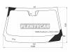 XYG CS55PLUS21LVCSLFWX Стекло лобовое (Датчик дождя) Changan CS55 PLUS 21-