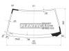 XYG CX10LFW/X Стекло лобовое в клей TOYOTA AVALON 95-00