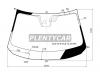 XYG CX519RVCS1ZLFWX Стекло лобовое (Камера/ Датчик дождя) Mazda CX-5 16- / CX-8 17-