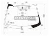 XYG CY2-L-VCPLFW/X Стекло лобовое в клей LANCER X 2008-#рс#  без д.д./LANCER SPORTBACK