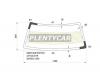 XYG DB07365 RW/H/X Стекло заднее с обогревом FORD TEMPO 4D SEDAN 1988-1994