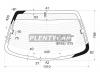 XYG DB08662RW/H/X Стекло заднее с обогревом CHEVROLET/TOYOTA CAVALIER 95-02 4D