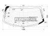 XYG DB09377RW/H/X Стекло заднее с обогревом CHRYSLER CONCORDE 4D SEDAN 1998