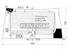 XYG DB10009RW/H/X Стекло заднее (крышка багажника) с обогревом FORD EXPLORER 4D UTILITY 2002-
