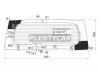 XYG DB10335RW/H/X Стекло заднее (крышка багажника) с обогревом FORD EXCURSION 4D UTILITY 2003-2005