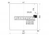 XYG DB10940 RW/M/X Стекло заднее DORGE PICKUP 3500/1500/2500 4D CREW/STANDARD CREW CAB 2006-