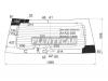 XYG DB10948RW/H/X Стекло заднее (крышка багажника) с обогревом FORD EXPLORER 4D UTILITY 2006-2008
