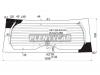 XYG DB11189 RW/H/X Стекло заднее (крышка багажника) с обогревом JEEP COMPASS 4D UTILITY 2007-2008