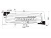 XYG DB11308RW/H/X Стекло заднее (крышка багажника) с обогревом JEEP PATRIOT 4D UTILITY 2007-