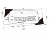 XYG DB11378RW/H/X Стекло заднее (крышка багажника) с обогревом CHRYSLER TOWN &amp; COUNTRY MINI VAN 2008-