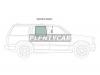 XYG DD07813 RD/RH Стекло заднее правое опускное FORD EXPLORER 4D UTILITY 1991-1997
