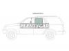 XYG DD09134 RD/LH Стекло заднее левое опускное FORD EXPEDITION/LINCOLN AVIATOR 4D UTILITY 1997