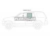XYG DD09873 RD/LH Стекло заднее левое опускное FORD EXPLORER 4D UTILITY 2002-
