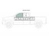 XYG DD10074 FD/LH Стекло переднее левое опускное DODGE PICKUP 4D CREW CAB 2002-